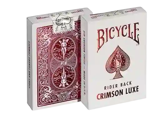 Baraja De Cartas Bicycle Crimson Luxe + Estuche