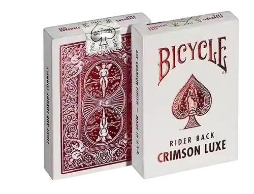 Baraja De Cartas Bicycle Crimson Luxe + Estuche