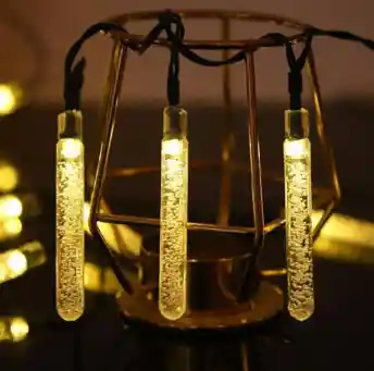 Guirnalda Tubo Lluvia Cálido 7metros Usb Calida