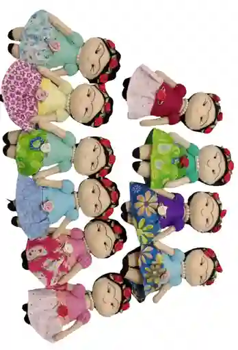 Muñeca Frida Kahlo En Tela