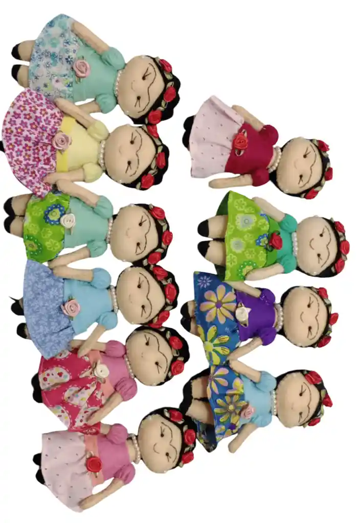 Muñeca Frida Kahlo En Tela