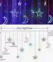 Cortina Luces De Luna Estrellas, Led Usb 3m Multicolor