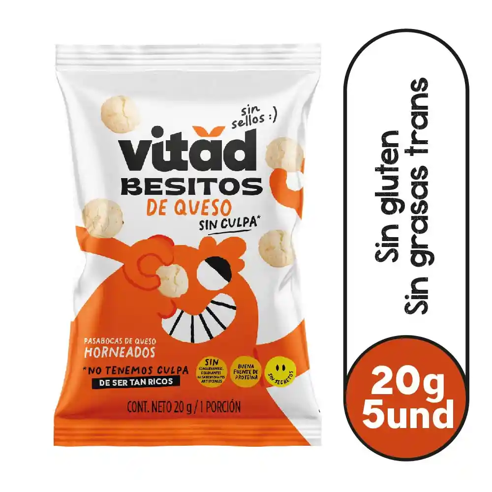 Vitad Besitos 20g Pack X 5 Unds