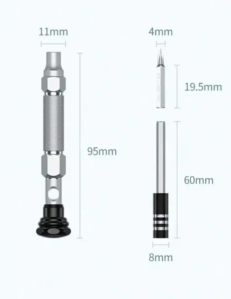 Set De Destornilladores 38 En 1 Ugreen Con Mango De Aluminio Puntas Magnéticas