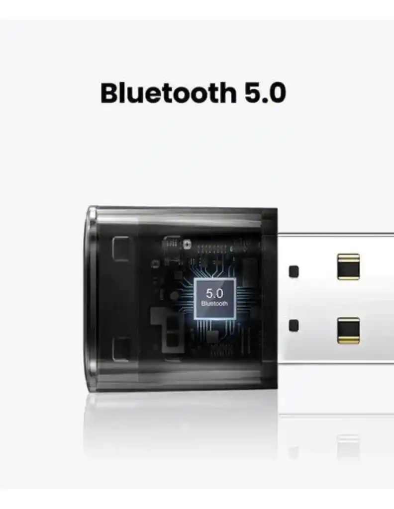 Adaptador Bluetooth 5.0 Ugreen Para Pc Hasta 5 Dispositivos (auriculares, Mouse, Teclado).