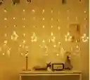Cortina Luces De Luna Estrellas, Led Usb 3m Calida