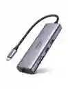 Hub Usb-c Ugreen 7 En 1 Hdmi 4k, Ethernet, 2x Usb, Sd/micro Sd