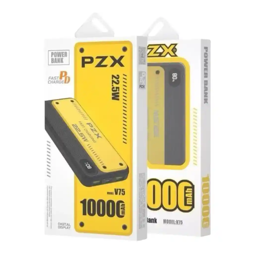 Power Bank Pzx 10.000 Mah Carga Rápida V75