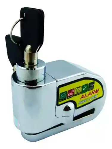 Candado Con Alarma Para Frenos De Disco Moto