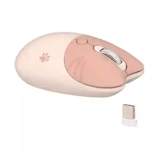Mouse Inalambrico Mofii M3dm De Color Cafe
