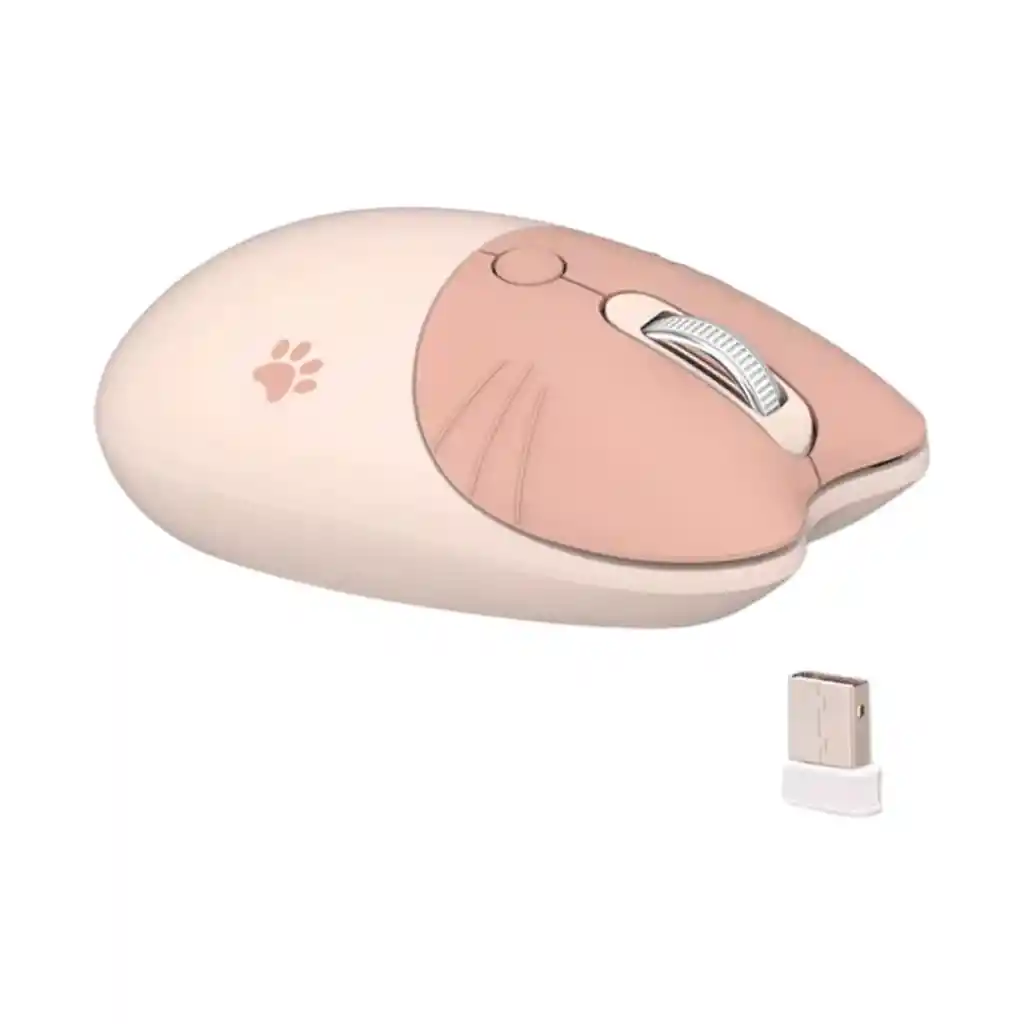 Mouse Inalambrico Mofii M3dm De Color Cafe
