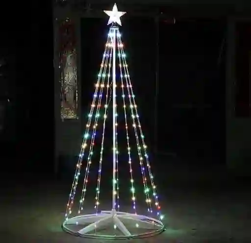 Arbol De Navidad 2 Metros De Alto Luces De Navidad Luces Navideñas