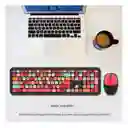 Combo Inalámbrico Teclado Y Mouse Mofii 666 Negro/ Colores