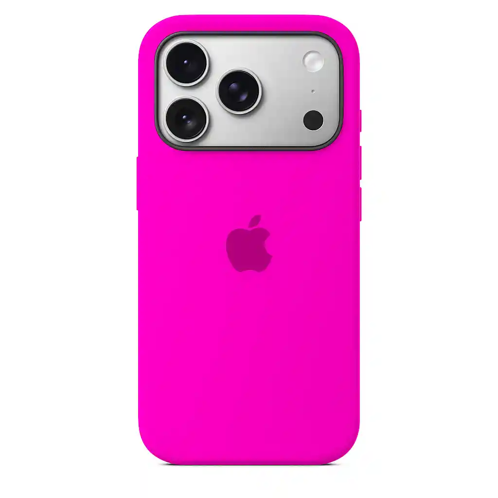 Silicon Case Iphone 17 Pro Fucsia