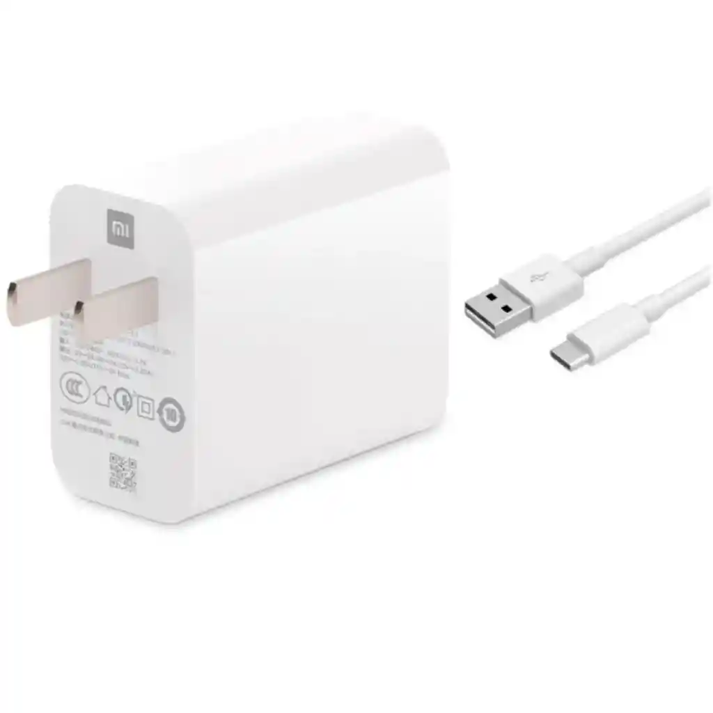Cargador Xiaomi 35w 1.1 Power Adapter, Una Entrada Con Cable Incluido
