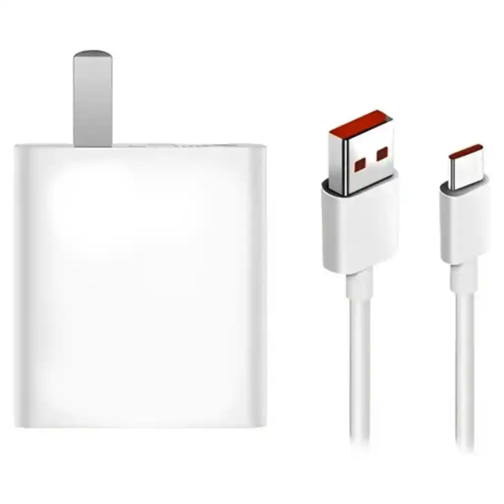 Cargador Xiaomi 35w 1.1 Power Adapter, Una Entrada Con Cable Incluido