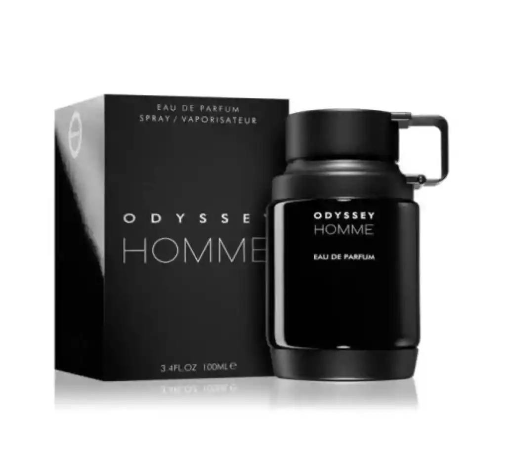 Odyssey Homme 1.1 + Perfumero | Fragancia Para Caballero Ambarada Cuero Especiada En Caja+
