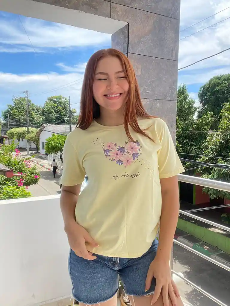 Camiseta Basica Para Dama