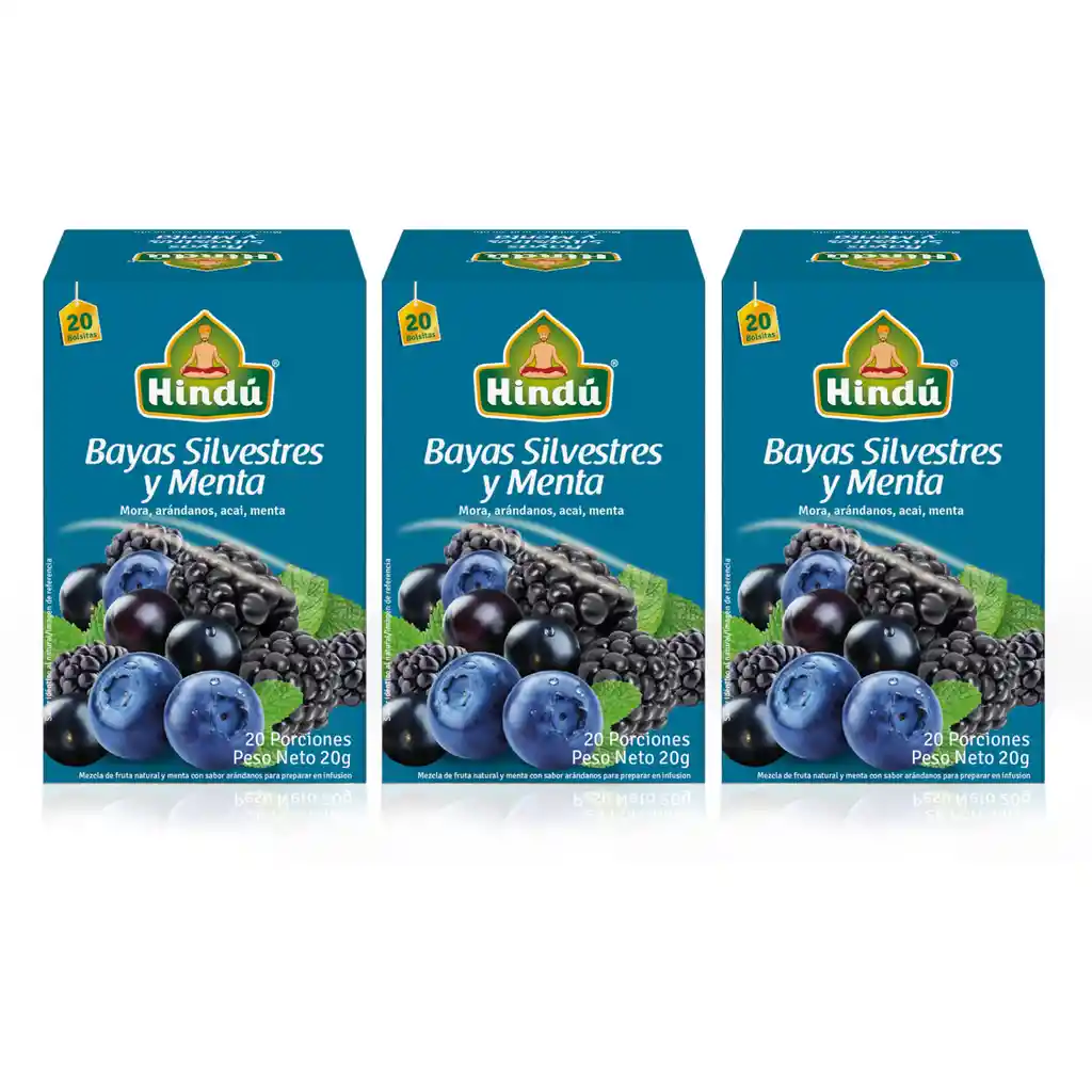 Infusion Frutal Bayas Silvestres Y Menta X20 Pague 2 Lleve 3