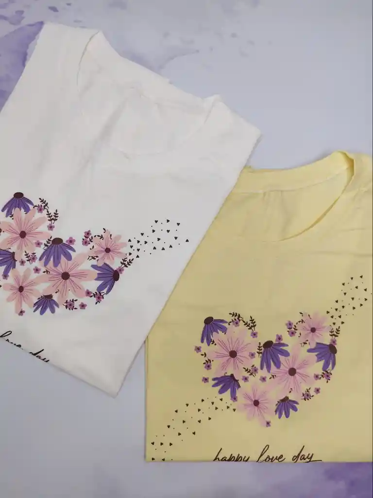 Camiseta Basica Para Dama