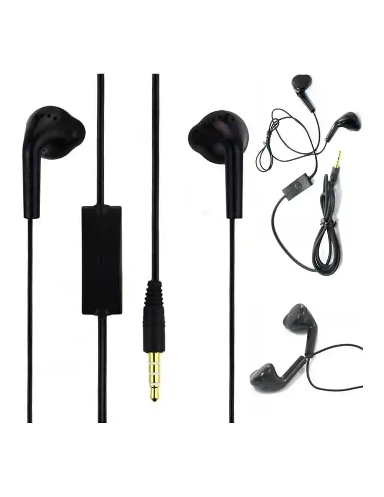 Audífonos Samsung De Cable Tipo Originales Aaa Negros