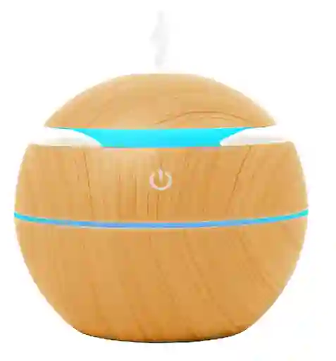 Humidificador Aire Difusor Diseño Madera Claro Redondo Humidificadores Ultrasónicos Aromáticos 3237 Qatarshop Humidificadores Difusores De Aromaterapia