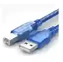 Cable Usb A B Macho Impresora Escaner Multifuncional 3 Metro Color Azul