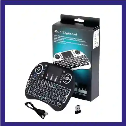 Mini Keyboard Inalámbrico Retroiluminado
