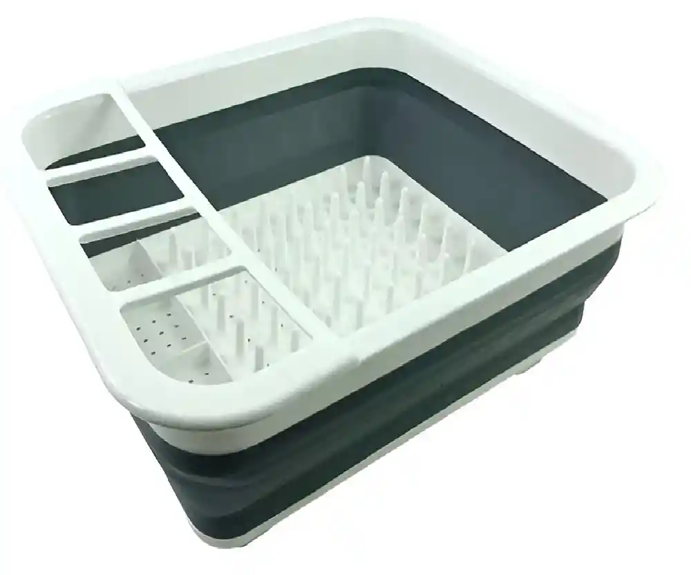 Estante De Platos Plegable Escurridor De Platos Plegable D