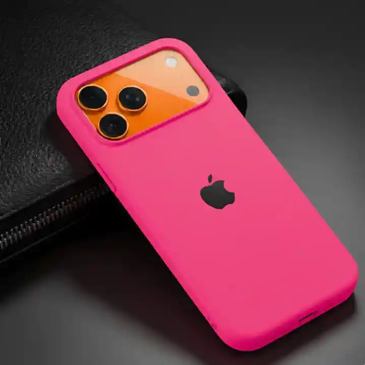 Silicon Case Iphone 17 Pro Max Fucsia