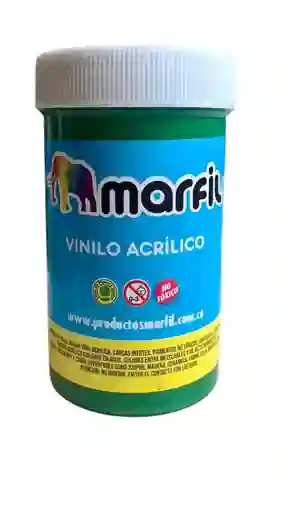 Pintura Vinilo Acrilico 150 Gr Color Verde Navidad Marfil