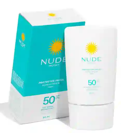 Protector Solar Facial Nude Mate Incoloro 50spf 50ml