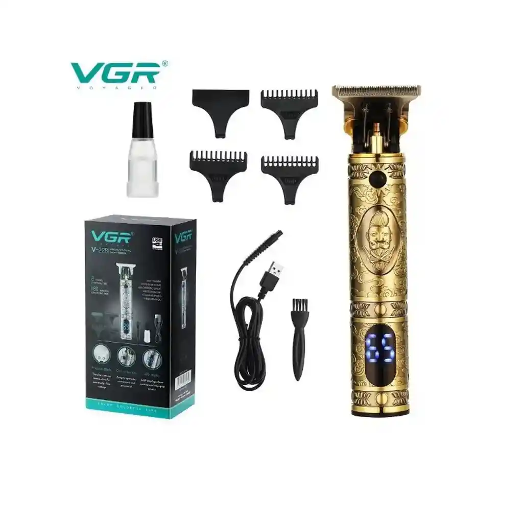 Maquina Patillera Barbería Recargable Vgr V-228