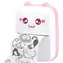 Mini Impresora Termica Portatil Inalambrica Bluetooth Rosada