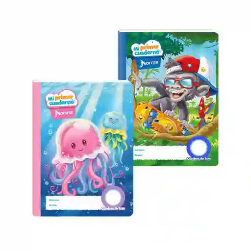 Cuaderno Mi Primer Cuaderno Norma B Cuadritos