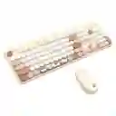 Combo Inalámbrico Teclado Y Mouse Silencioso Geezer Hello Bear