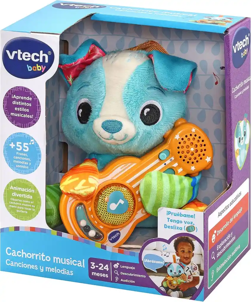 Juguete Estimulación Cachorrito Musical Para Bebés