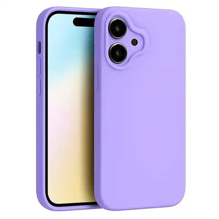 Silicon Case Iphone 16 Lila