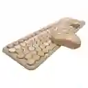 Combo Inalámbrico Teclado Y Mouse Mofii Honey S Silencioso Marron