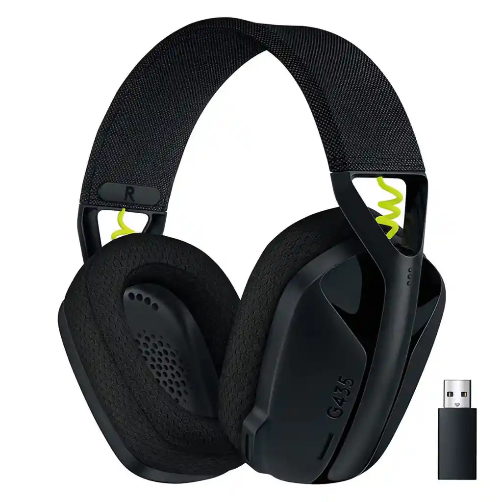 Diadema Gamer Inalámbrica Bluetooth Logitech G435 Negra