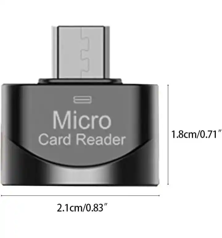 Mini Lector Usb Tipo 3.1 Para Memorias Microsd. Hasta 256gb