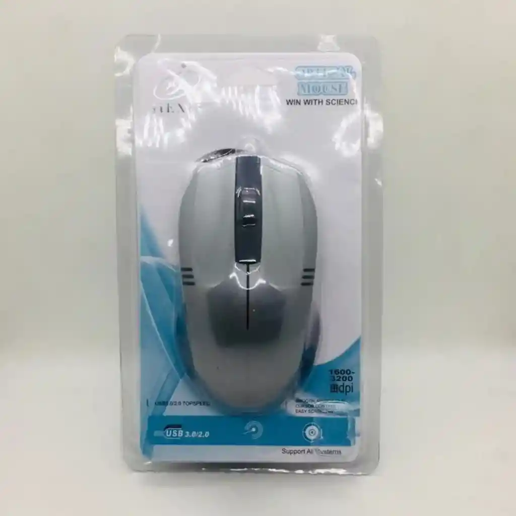 Ratón Usb De 3 Botones Conexión Usb