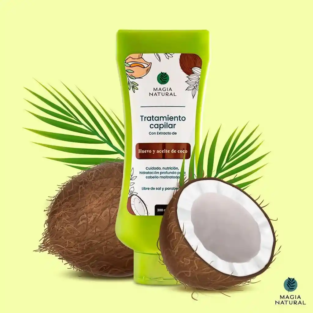 Tratamiento Capilar De Huevo Y Aceite De Coco