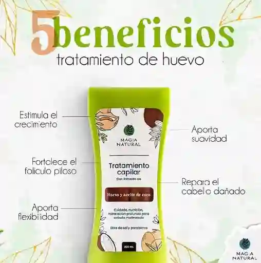 Tratamiento Capilar De Huevo Y Aceite De Coco