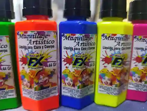 Maquillaje Artístico Líquido Para Cara Y Cuerpo - Fx Make Up Art