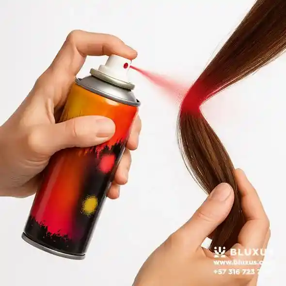 Laca Para El Cabello Morada Halloween