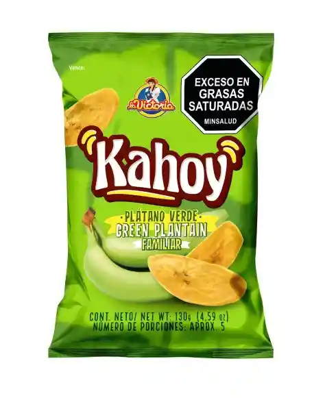 Platano Verde Green Familiar X130gr Vick