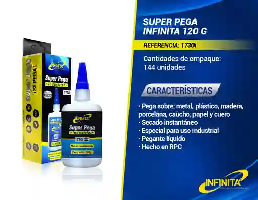 Super Pega Infinita 120 Gramos (industrial)