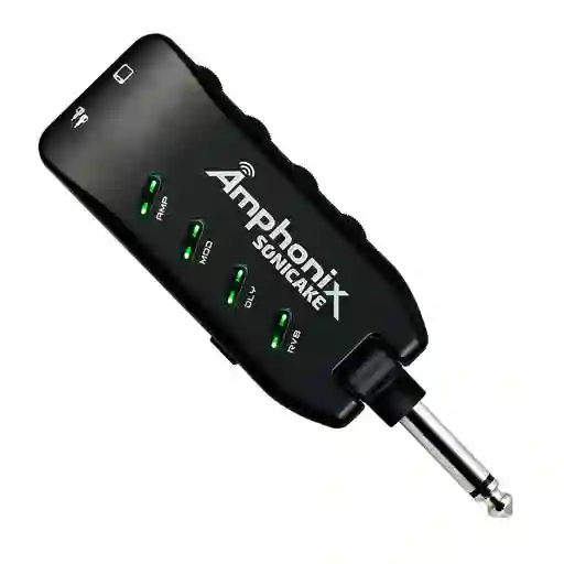 Amplificador Guitarra Electrica Portatil Sonicake Con Multi Efectos, Amphonix Qap-10