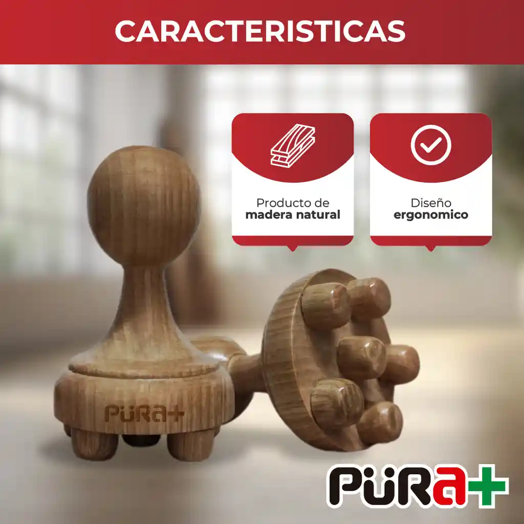 Maderoterapia Masajeador Espalda Champiñon